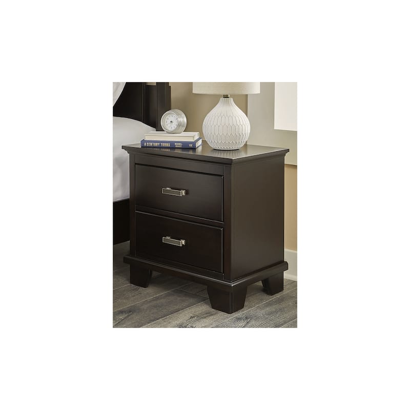 Signature Design by Ashley Covetown Dark Brown Nightstand