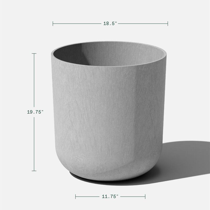 Pure Series Kona Modern Round Planter