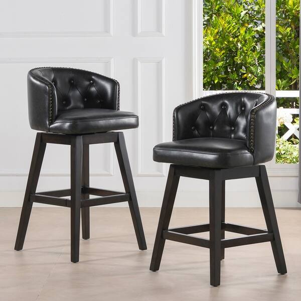 Copper Grove Mua Swiveling Low Back Counter Or Bar Height Stool Overstock 31760796