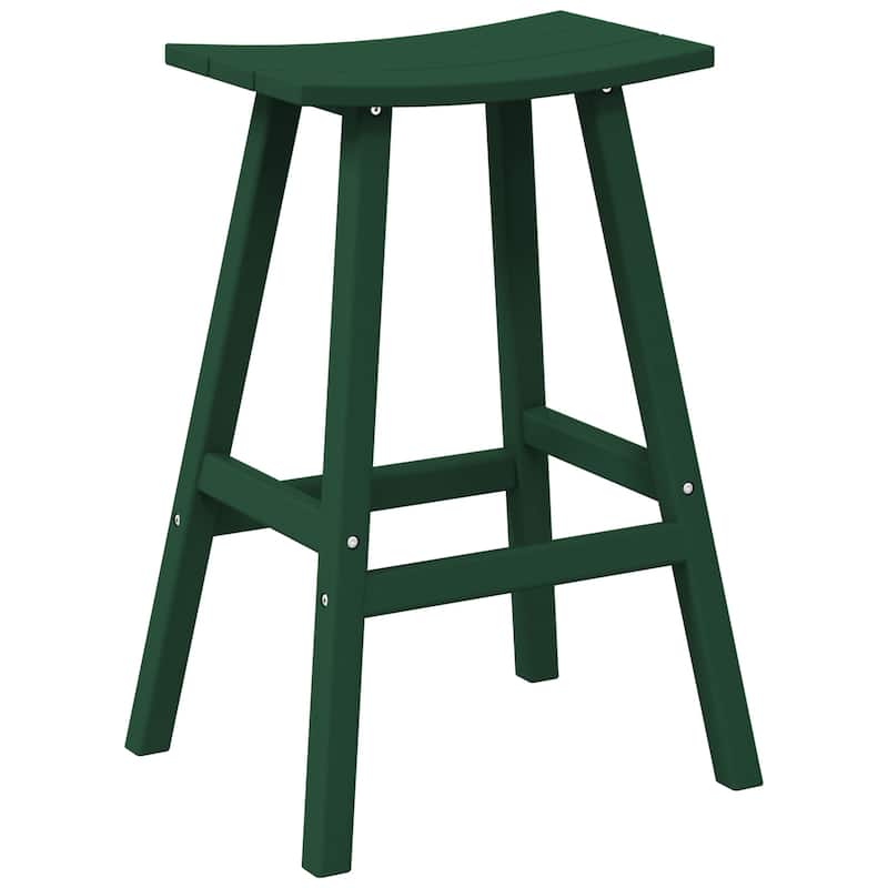 Laguna Hdpe All Weather Outdoor Patio 29" Saddle Seat Bar Stool