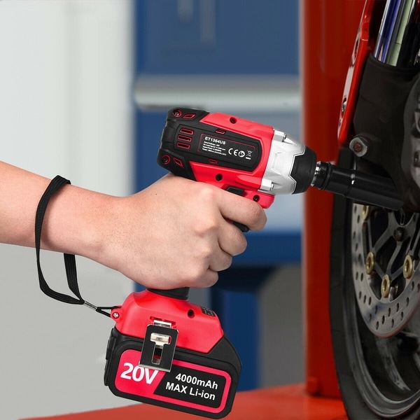 20V Cordless Impact Wrench Brushless with 4.0 AH Battery. Opens flyout.