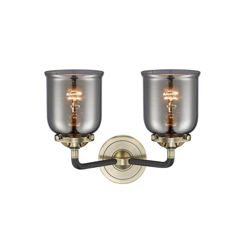 Innovations Lighting Small Bell 2 Light 13" Wide Bathroom Vanity Light