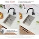 preview thumbnail 3 of 12, STYLISH 12 1/2'' Dual-Mount Stainless Steel Single Bowl Bar Sink - 12.5" x 18" x 7"