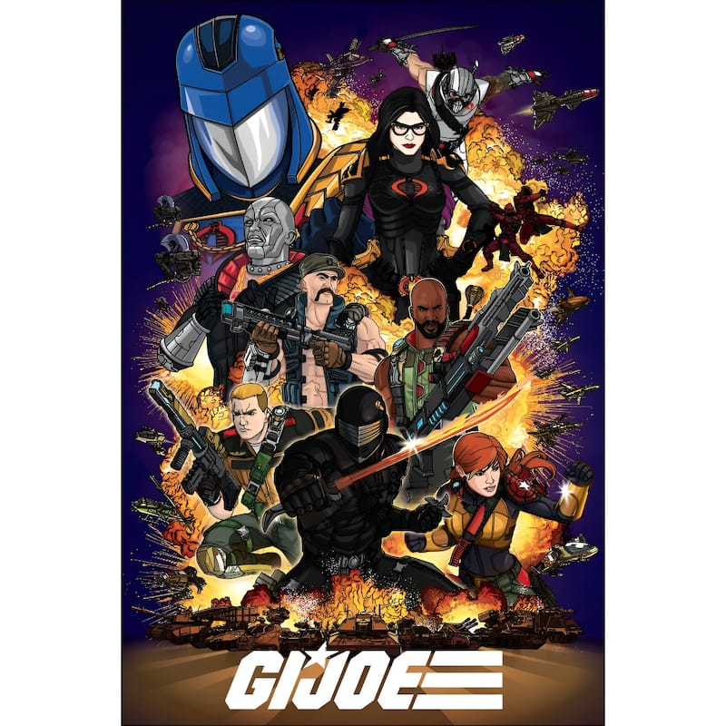 Gi Joe - Universe Art Poster - 24 x 36 Inch