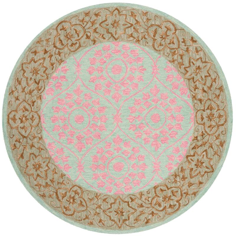 SAFAVIEH Handmade Suzani Keshia Boho Tribal Wool Rug