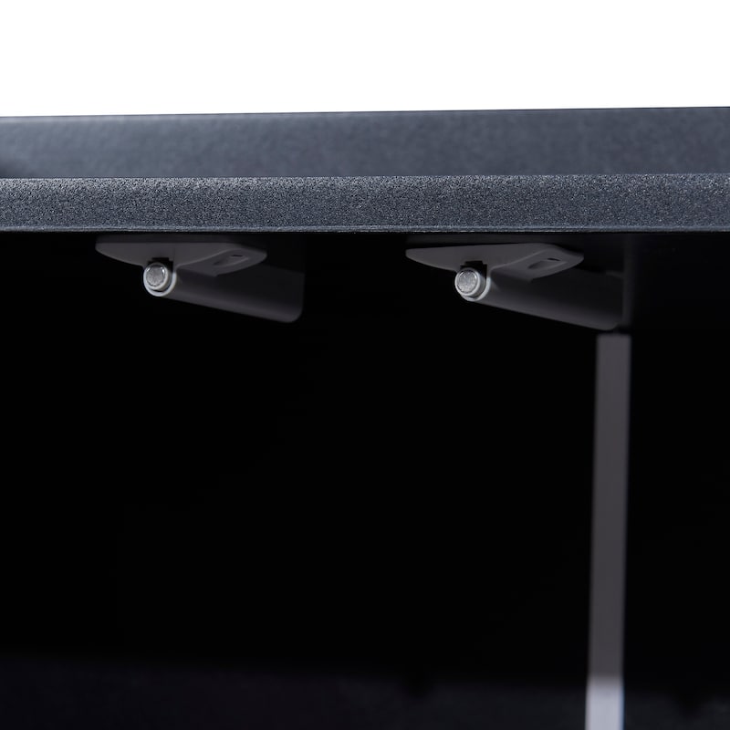 Elegant 4-Door Sideboard for Small Spaces with Adjustable Storage and Gold Legs