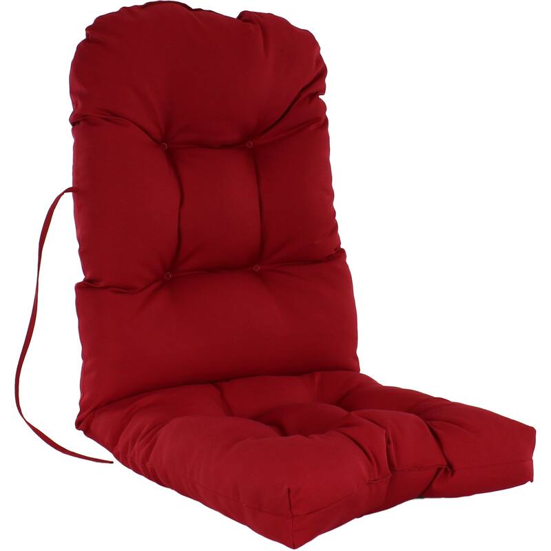 Outdoor Adirondack-style Patio Chair Cushion - Red