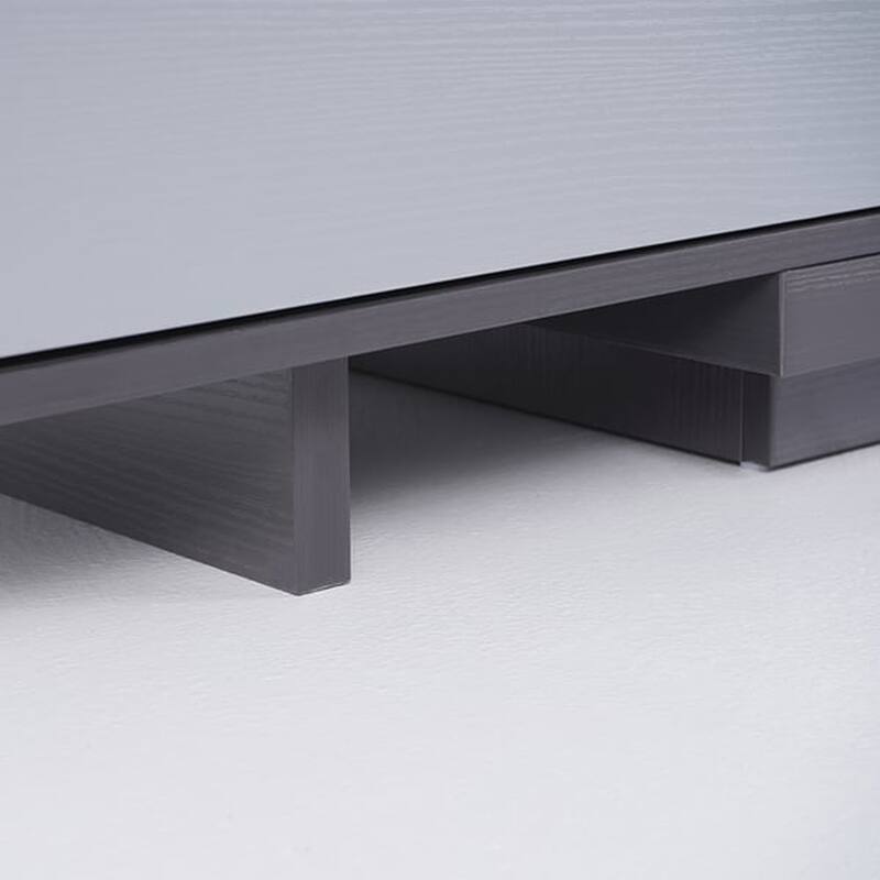 Extendable 118" Modern TV Stand with 3 Spacious Drawers, Adjustable Length Media Console for Living Room