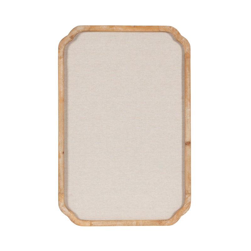 Kate and Laurel Marston Scalloped Fabric Pinboard - 20x30