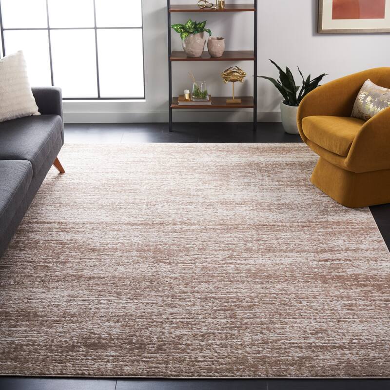 SAFAVIEH Shivan Marleine Modern Rug - 6'7" Square - Beige/Light Beige