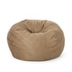 preview thumbnail 23 of 63, Madison Faux Suede 5-foot Beanbag Chair by Christopher Knight Home