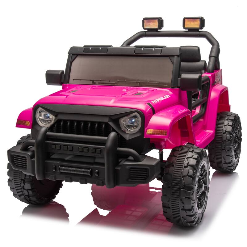 Kids Electric Ride-On Car with Remote, 12V, Bluetooth, Four-Wheel Suspension, Ages 3+