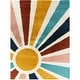 preview thumbnail 2 of 13, Helia Rainbow Sunrise Shag Area Rug