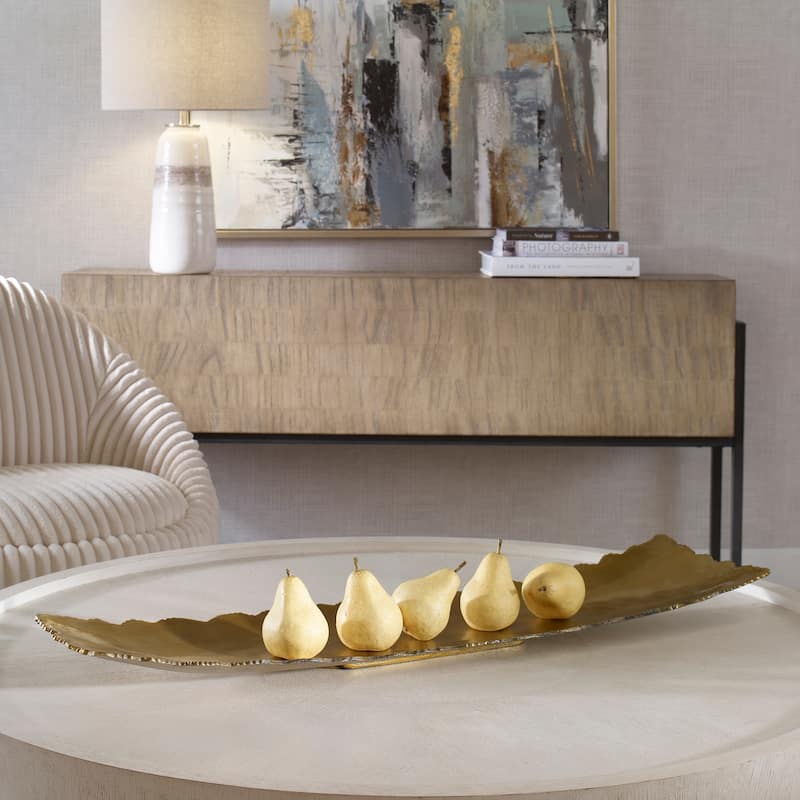 Uttermost Camilla Gold Tray - 36"W x 3"H x 9"D