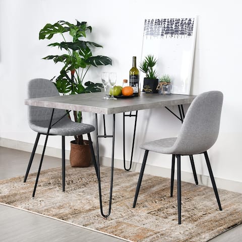 Carbon Loft Searz Modern Grey Dining Table