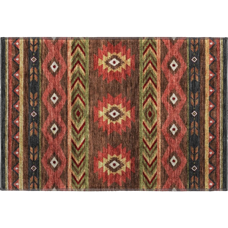 Premium Washable Super Soft Boho Tribal Mayfield Rug