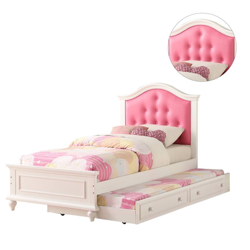 Twin Size Bed with Trundle