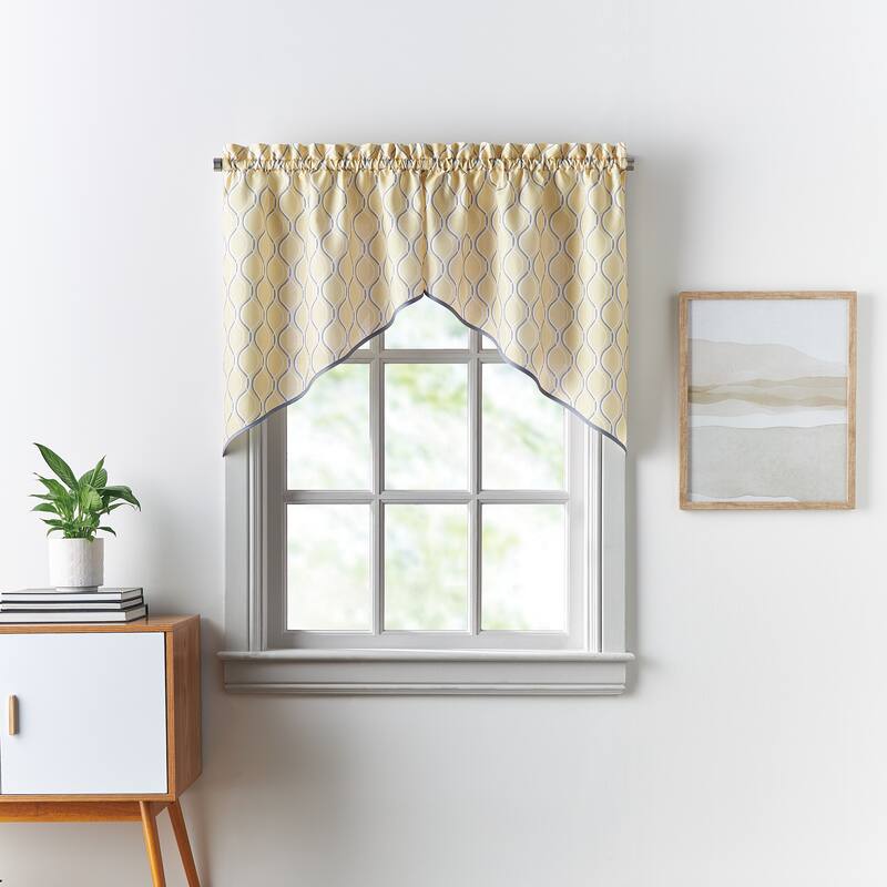 Curtainworks Morocco Swag, Valance, and Tier Pair Curtain Collection