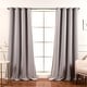 preview thumbnail 12 of 23, Aurora Home Extra Long Grommet Top Thermal Blackout Curtain Single Panel