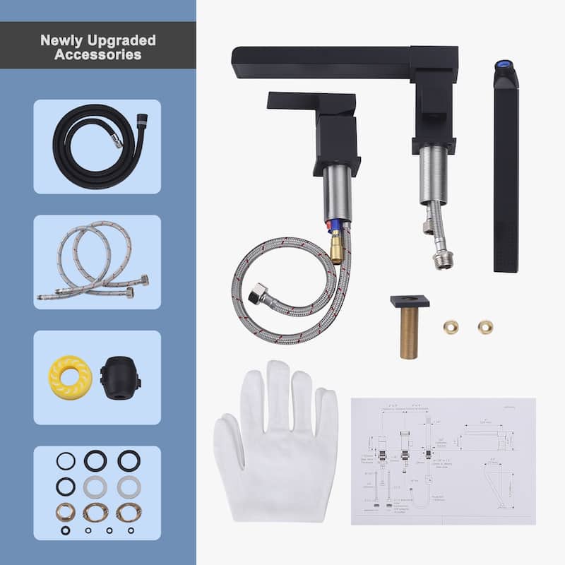 Single-Handle Deck-Mount Tub Faucet