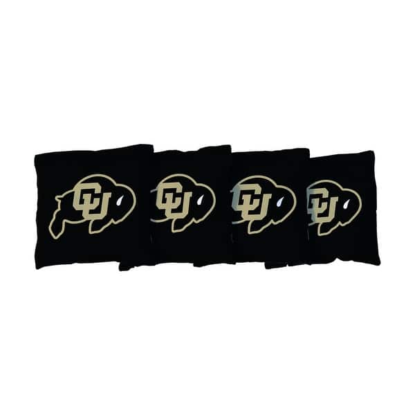 slide 2 of 3, Colorado Buffaloes Black Cornhole Bags All-Weather Resin Filled