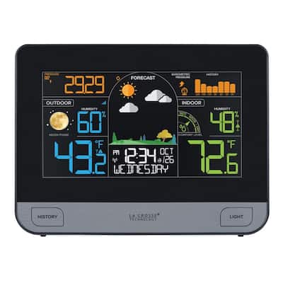 La Crosse Technology Wireless Weather Station with Atomic Time, 308-47737-INT