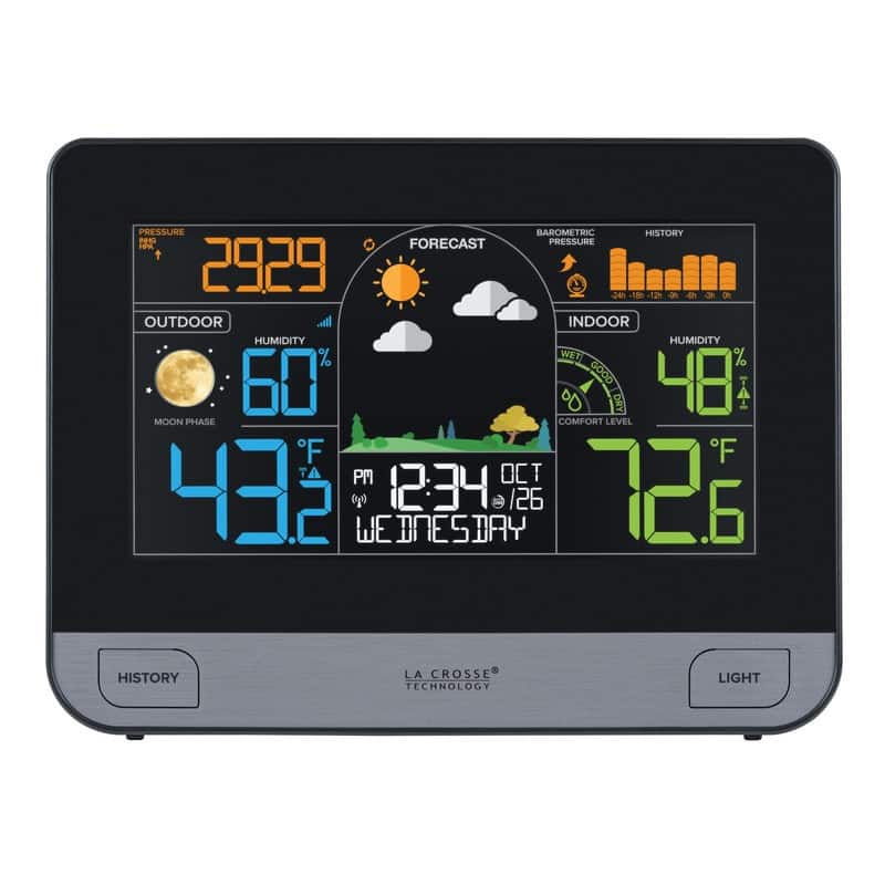 La Crosse Technology Wireless Weather Station with Atomic Time, 308-47737-INT