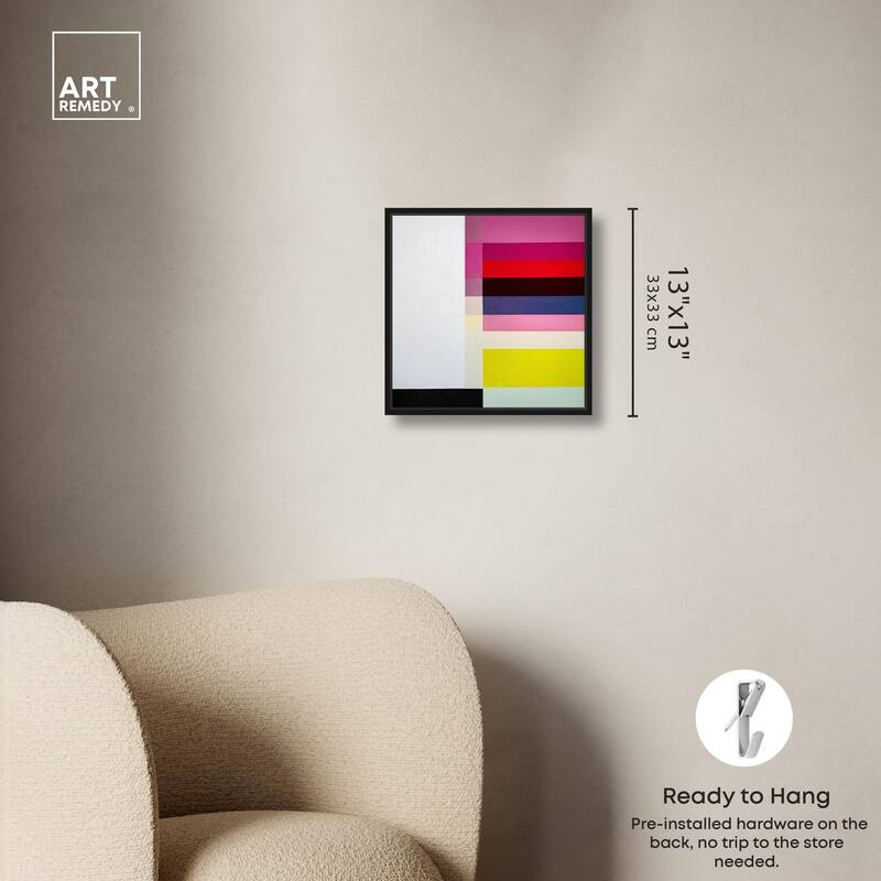 Quadratic Composition Canvas by Art Remedy