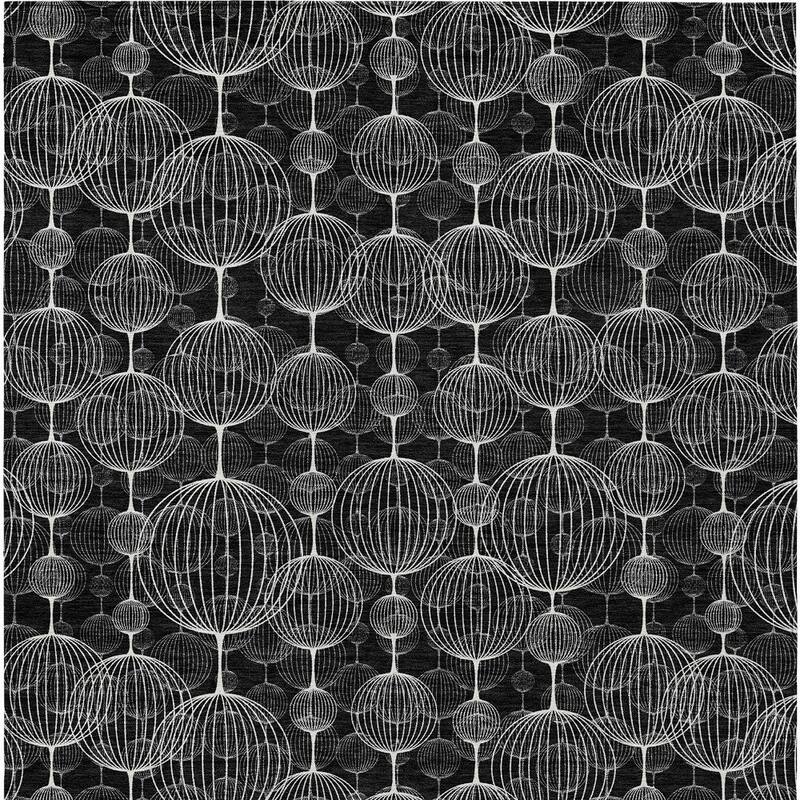 HomeRoots Geometric Transitional Rectangle Outdoor Rug