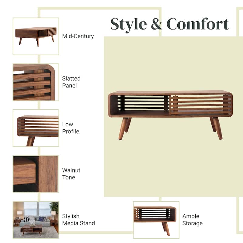 NPD Furniture Wilson Slat Coffee Table