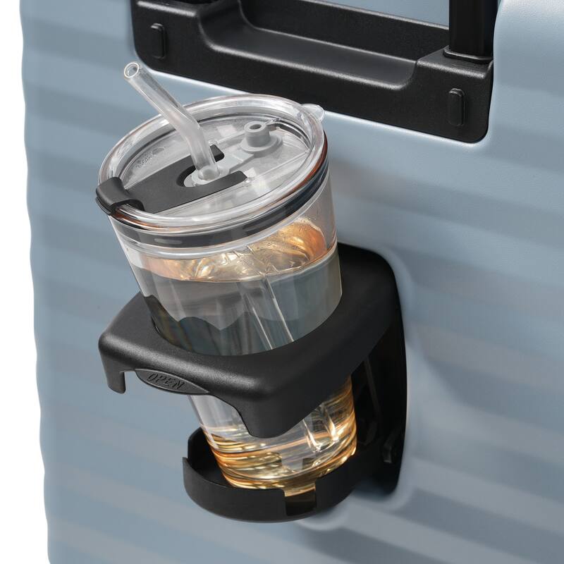 Luggage Sets 5 Piece with Front Opening, Hardside Expandable Carry on Suitcase, with Spinner Wheels, TSA Lock, USB Port