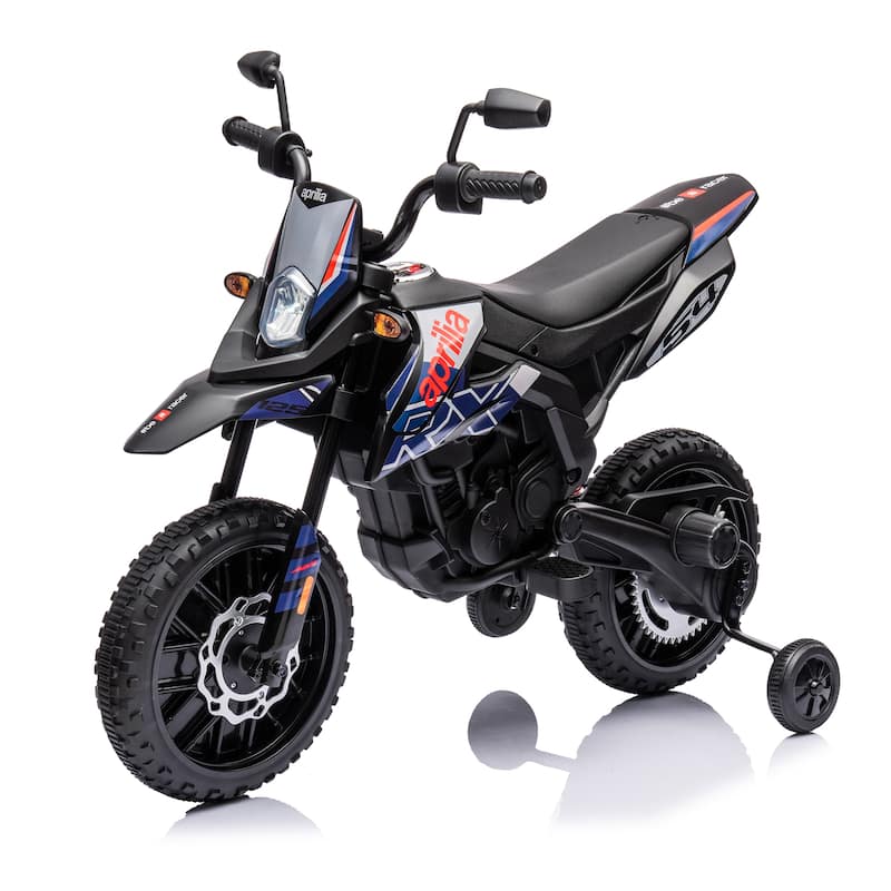 12V Electric Kid Ride On motorcycle, Apulia Licensed motorcycle for Kids, Battery Powered Kids Ride-on motorcycle