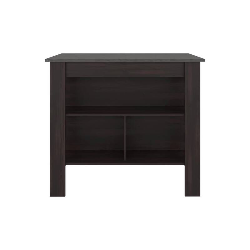 FM Furniture Brooklyn Kitchen Island with Open Storage