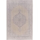 preview thumbnail 63 of 68, Hand-knotted Alford Boho Medallion Wool Area Rug Lilac - 5'6" x 8'6"