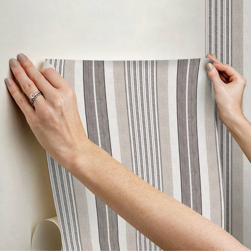 NuWallpaper Waverly Escot Charcoal Peel and Stick Wallpaper - N/A