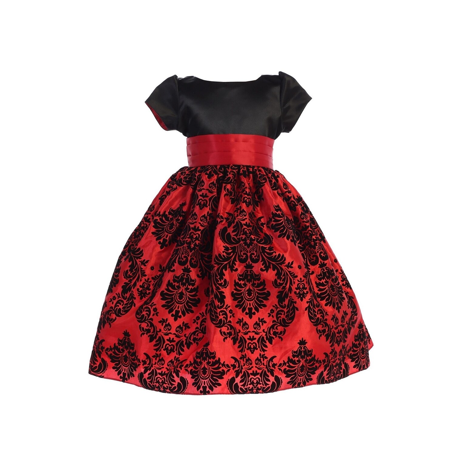 big girl red dress