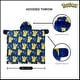 preview thumbnail 5 of 3, Pokemon Lighting League Hooded 3D Sculpted Hood Silk Touch Throw Blanket