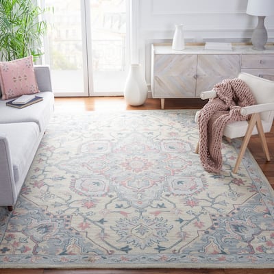 SAFAVIEH Handmade Heritage Rine Traditional Wool Rug