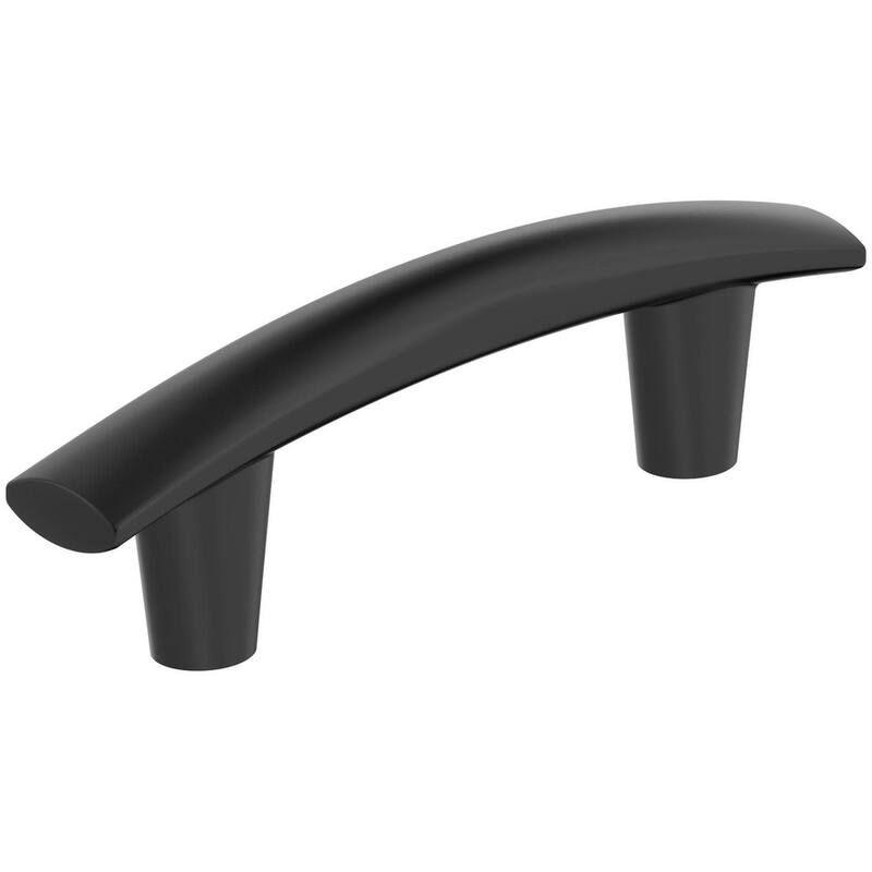 Amerock BP37309 Willow 3" Center to Center Bar Cabinet Pull - Matte Black
