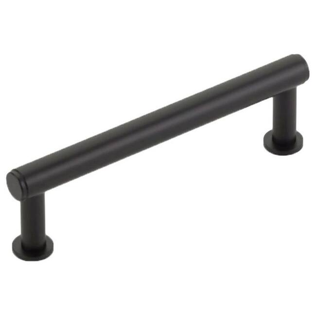 Schaub and Company Pub House 4" Center to Center Smooth Bar Solid - Matte Black