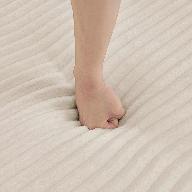 112.6" Corduroy L-Shaped Modular Sectional Sofa with Sleeper (Left)