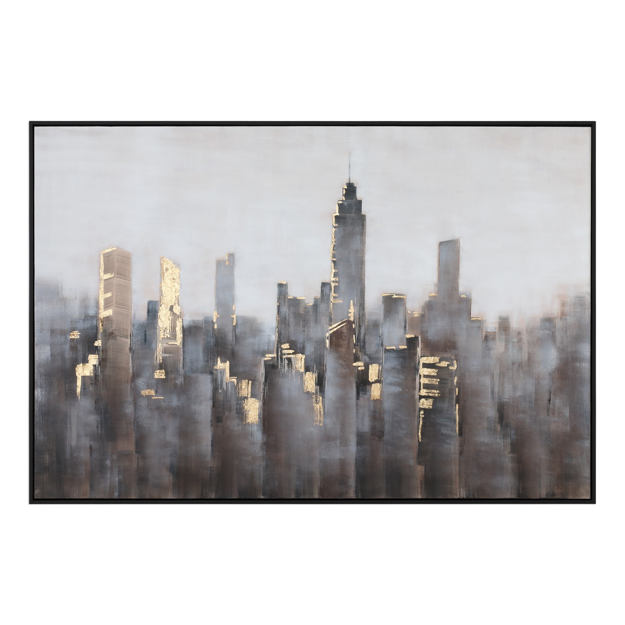 Shop Uttermost 36111 Skyline 61 X 41 Framed Cityscape Painting