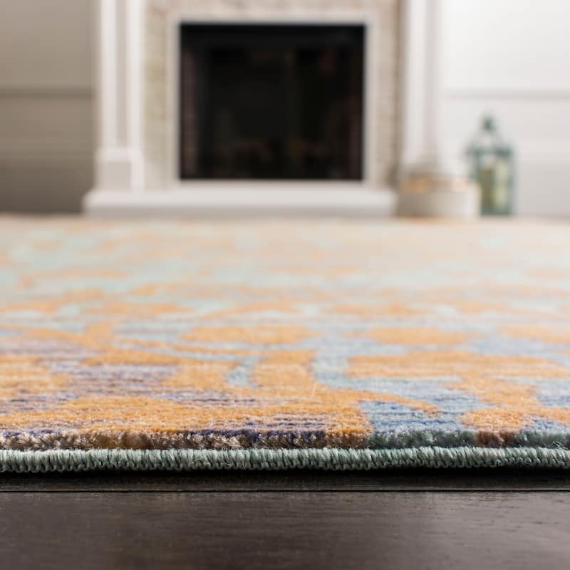 SAFAVIEH Valencia Kanika Distressed Vintage Boho Oriental Polyester Rug