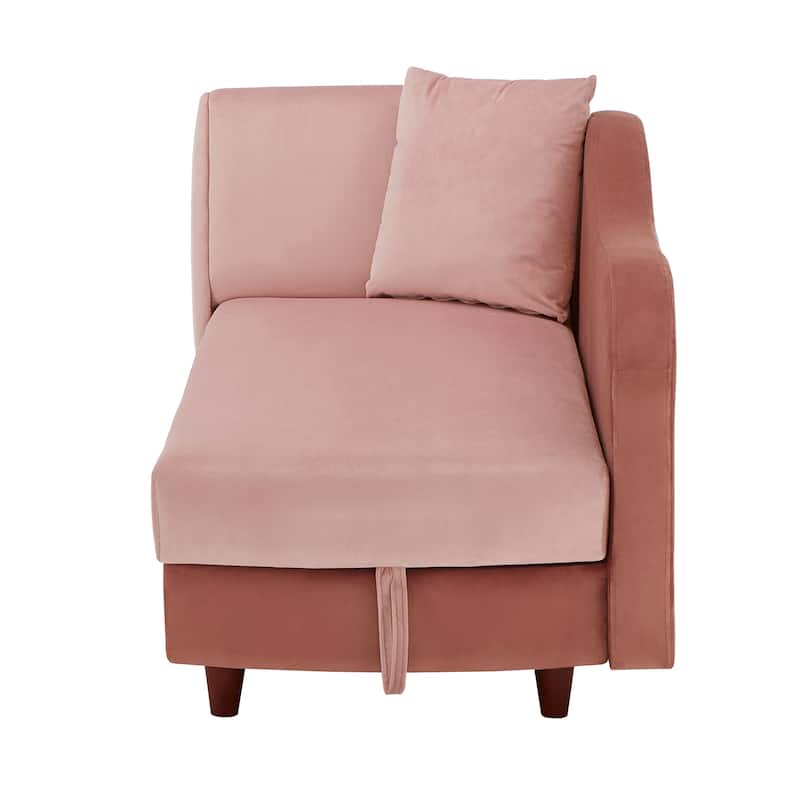 Aideen 2-tone Storage Chaise by iNSPIRE Q Modern