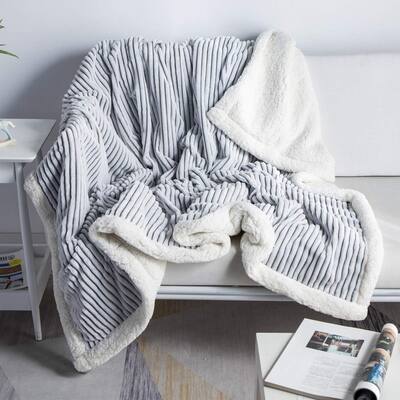 Sherpa Fleece Blanket Reversible Sherpa Flannel Blanket