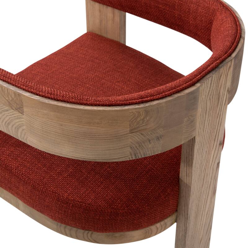 Nathan Ash Wood Upholstered Dining Chair