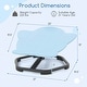 preview thumbnail 8 of 39, Costway Kids Sensory Swivel Chair with Non-Slip Metal Base for - See Details
