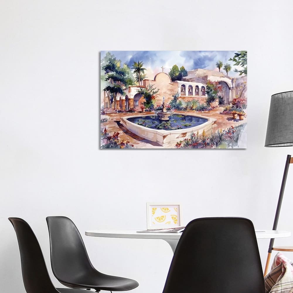 iCanvas "Mission San Juan Capistrano" by Bill Drysdale Canvas Print