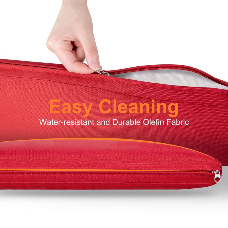 Outdoor Indoor 2-Pack 18'' x 20'' Chair Replacement Seat Cushions