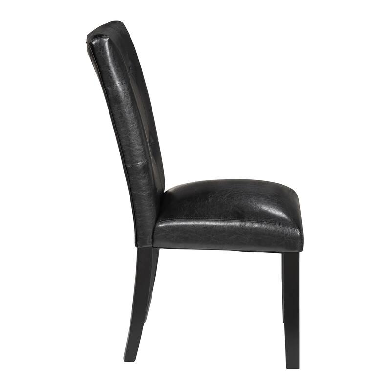 Steve Silver Santeri Black and Cherry Side Chair (Set of 2)